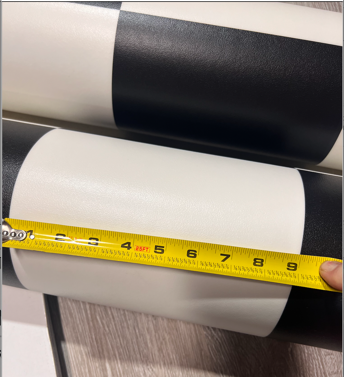 12' Wide Black & White Sheet Vinyl Flooring Roll - Garages, Kitchens, Large Spaces